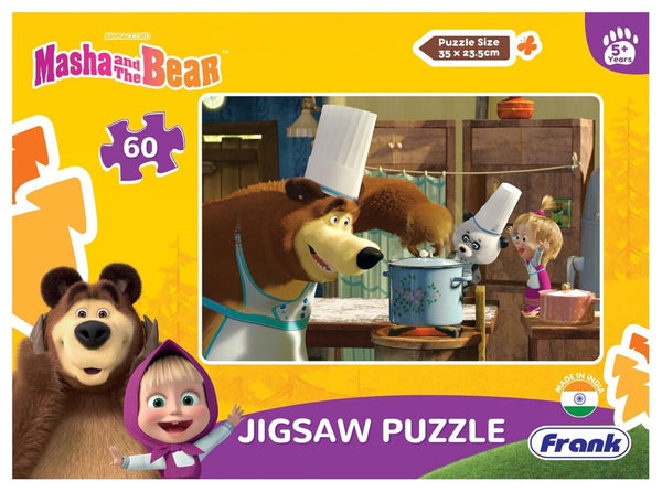 Frank Masha and The Bear Jigsaw Puzzle 5Y+ 60Pcs