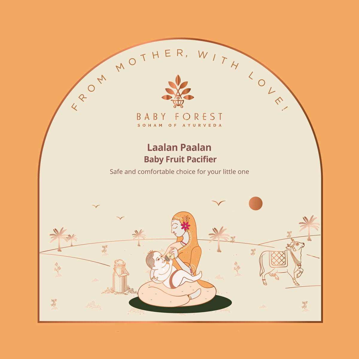 Baby Forest Laalan Paalan Baby Fruit Pacifier