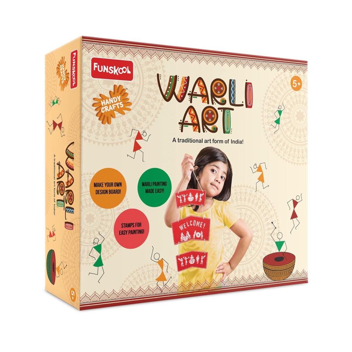 Funskool Handy Crafts Warli Art Paint 5+