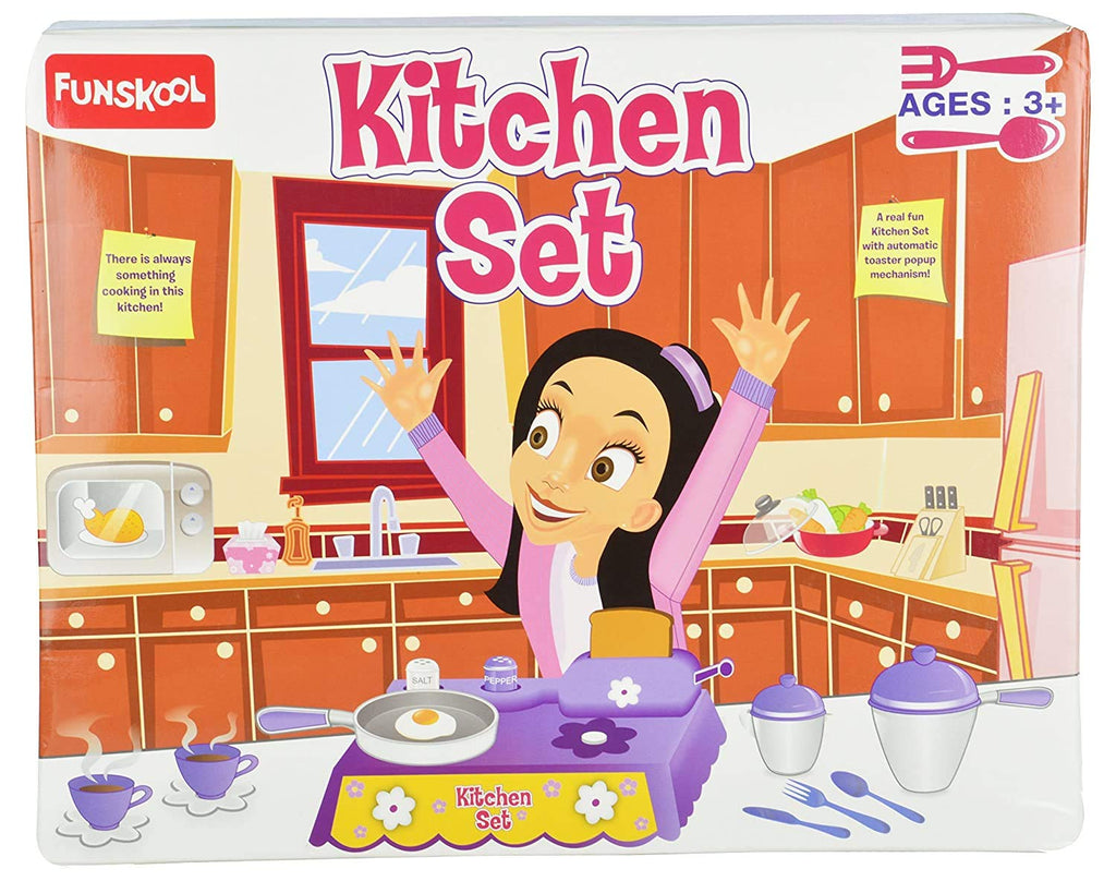 Giggles Pretend Play Kitchen Set 27-Piece β Multicolor