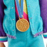 Barbie Team Stacie Gymnastics Doll & Playset with Spinning Bar – GBK59