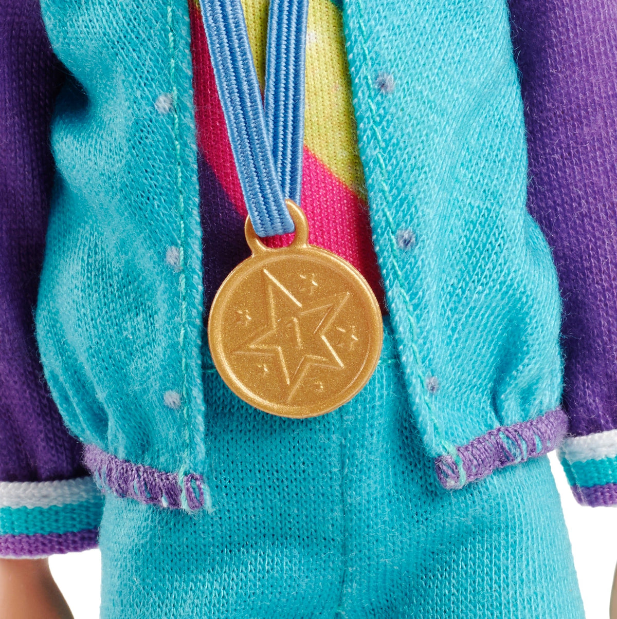 Barbie Team Stacie Gymnastics Doll & Playset with Spinning Bar – GBK59