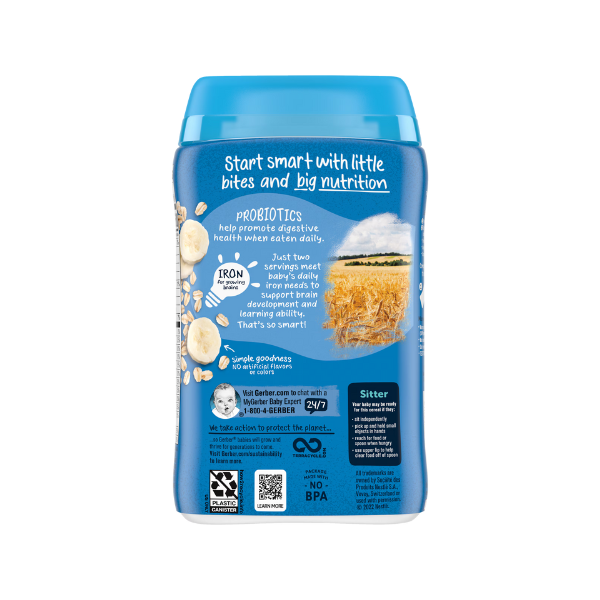 Gerber Oatmeal Banana Probiotic Cereal