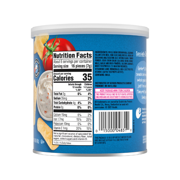 Gerber Lil’ Crunchies® Veggie Dip
