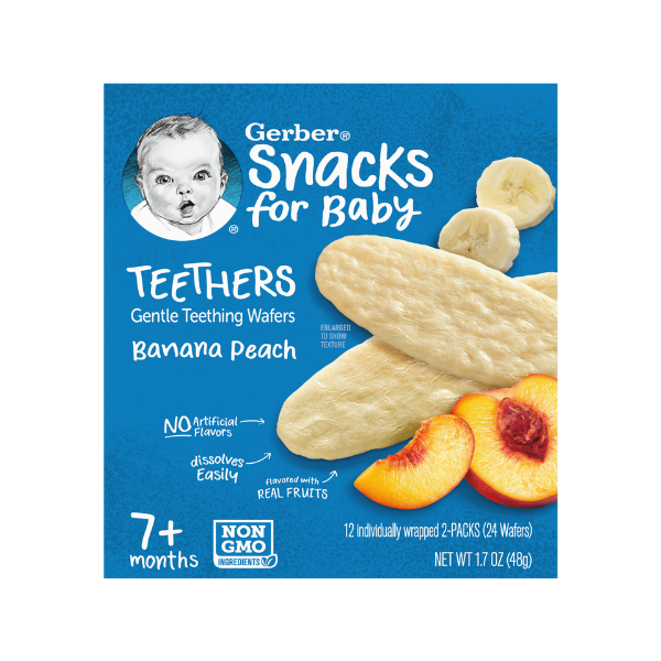 Gerber Teethers - Banana And Peach