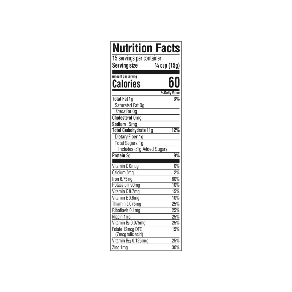 Gerber Powerblend Probiotic Cereal Oatmeal Lentil Carrot Apple – 8+ Months