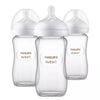 Philips Avent Glass Feeding Bottle With Natural Response Nipple 8Oz 240Ml (Pack Of 3)