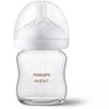 Philips Avent Glass Feeding Bottle With Natural Response Nipple 4Oz 120Ml (Pack Of 3)