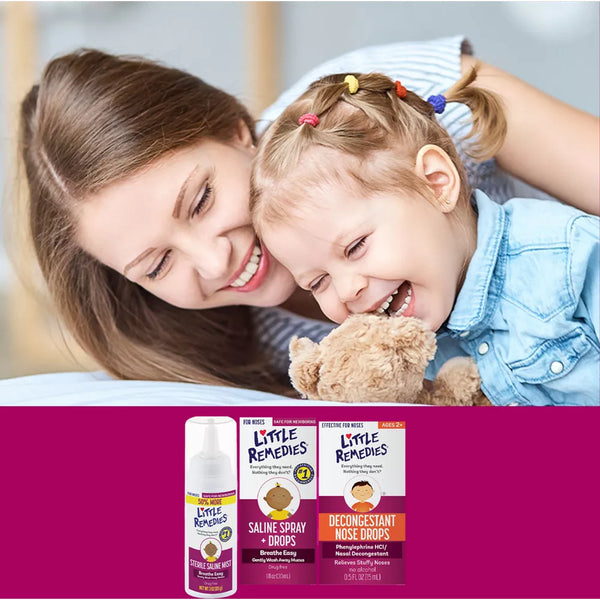Little Remedies Saline Spray And Drops, Safe For Newborn Babies - 1 Fl Oz