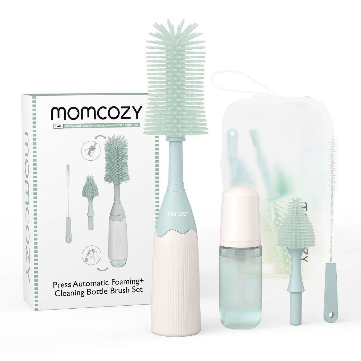 Momcozy Push-Press Design Bottle Brush Kit