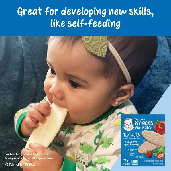 Gerber Teethers - Strawberry Apple Spinach Teethers