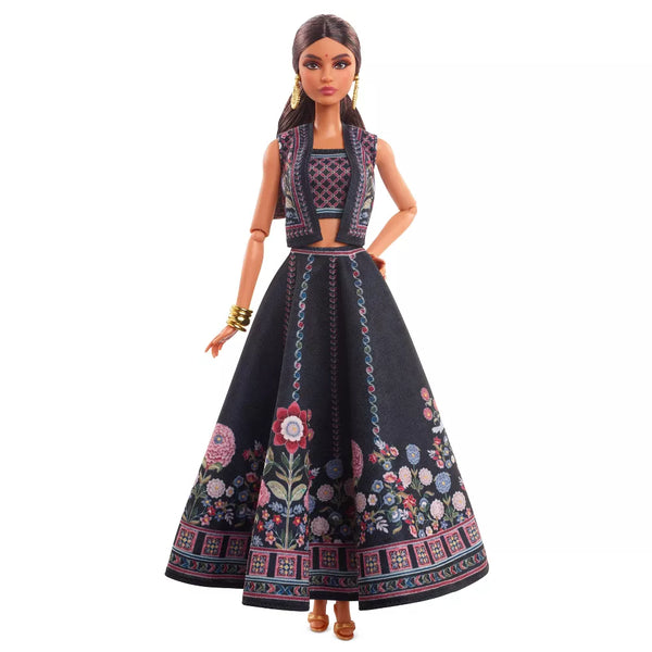 Barbie Signature Diwali Doll By Anita Dongre Wearing Festival Of Lights Look With Doll Stand