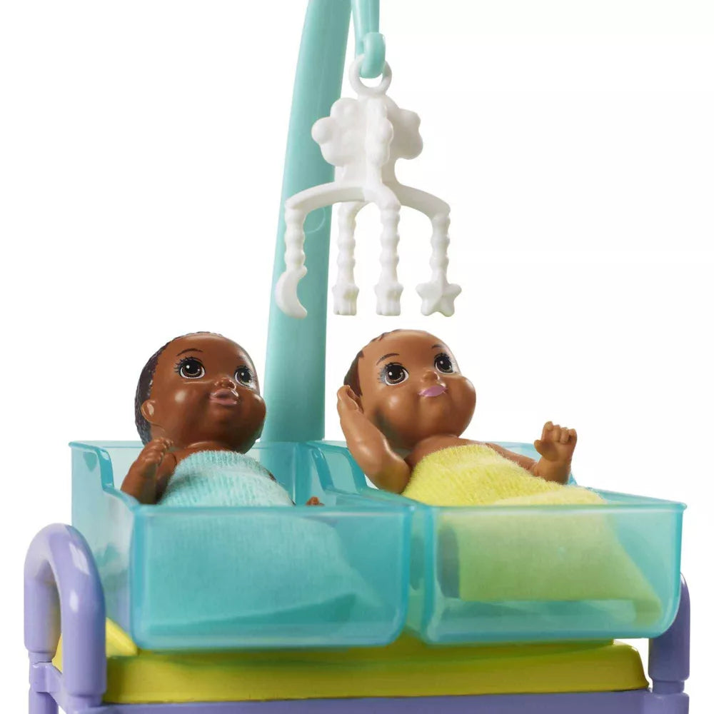 Barbie Baby Doctor Playset With Brunette Doll