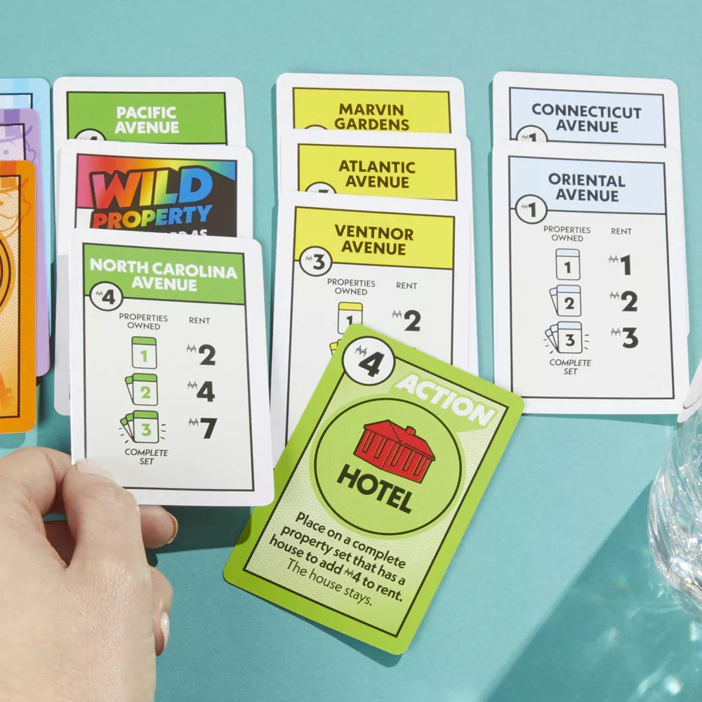 Hasbro Gaming Monopoly Deal 110-Card 2–5 Players 8Y+ – Multicolor