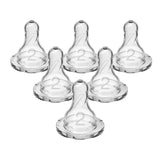 Dr. Brown’s Natural Flow Narrow Nipple Level 2 Pack of 6