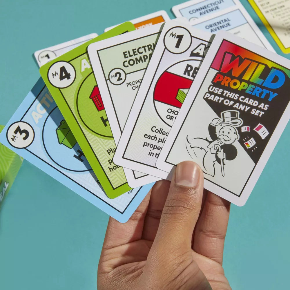 Hasbro Gaming Monopoly Deal 110-Card 2–5 Players 8Y+ – Multicolor