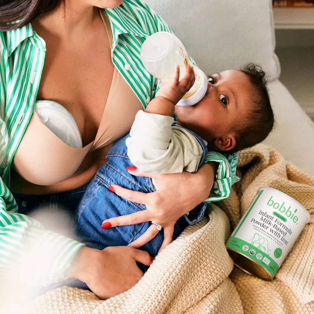 Bobbie Organic Combo Feeding Kit – Infant Formula 14.1 oz + Vitamin D Drops | 0–12 Months