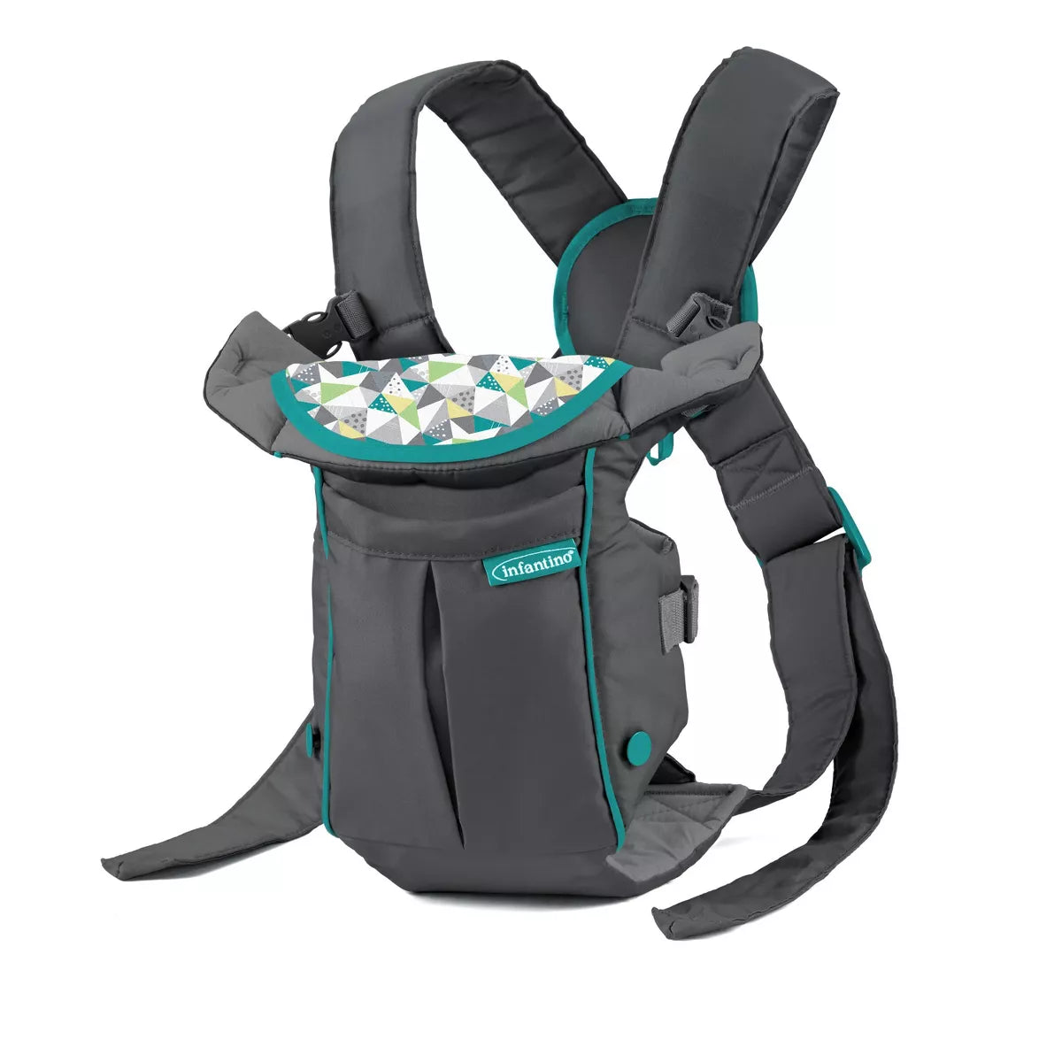 Infantino Swift Classic Baby Carrier with Pocket 3.2–11.8kg – Gray