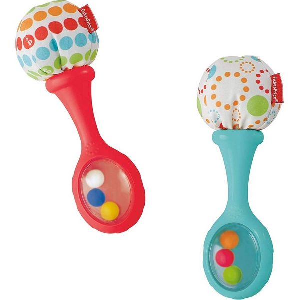 Fisher-Price Tambourine & Maracas Gift Set Pack of 3 Multicolour
