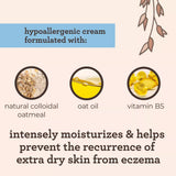 Aveeno Baby Eczema Therapy Moisturizing Cream For Dry, Itchy Skin - 12 Fl Oz