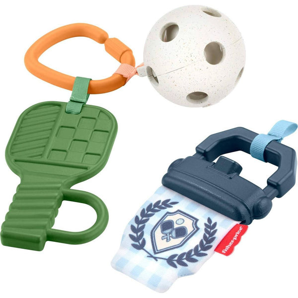 Fisher-Price Mini Me Moments Let’s Play Pickleball Set, 3 Sports