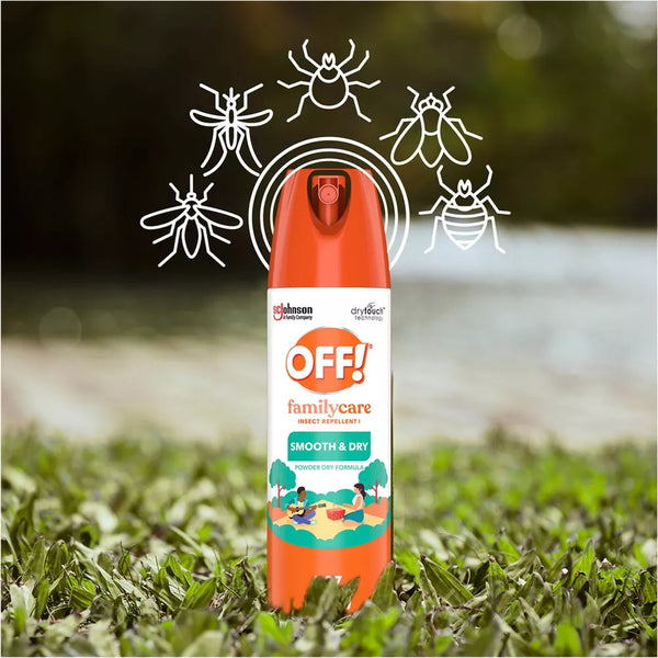 OFF! FamilyCare Mosquito Repellent Bug Spray Smooth & Dry- 4oz