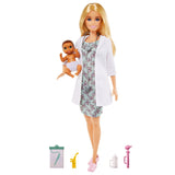 Barbie Baby Doctor Playset with Doll, Baby & Medical Accessories – GVK03