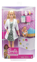 Barbie Baby Doctor Playset with Doll, Baby & Medical Accessories – GVK03
