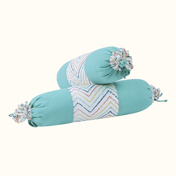 Abracadabra Gadda Set With Two Bolsters - D For Dino