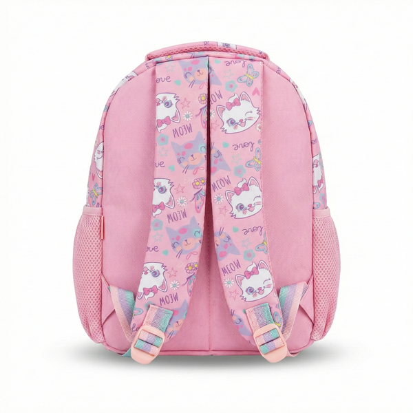 Vest School Bag For Kids 13" - Meow