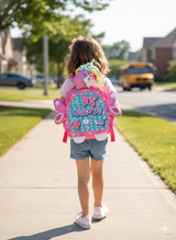 Vest School Bag For Kids 7" - Unicorn