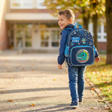 Vest School Bag For Kids 14" - Dino