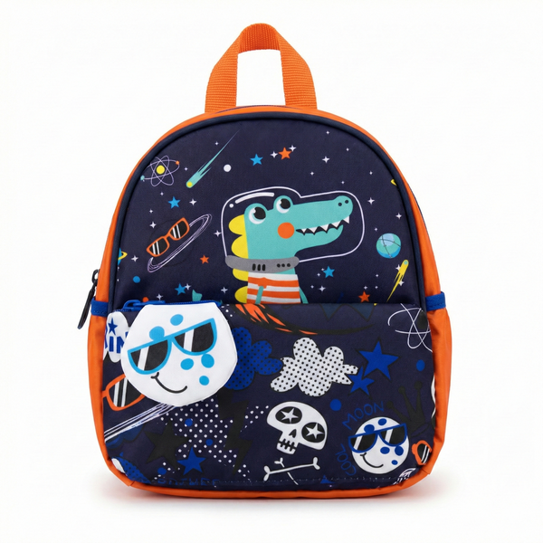 Vest School Bag For Kids 8" - Dino