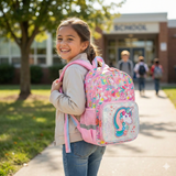Vest School Bag For Kids 14" - Unicorn