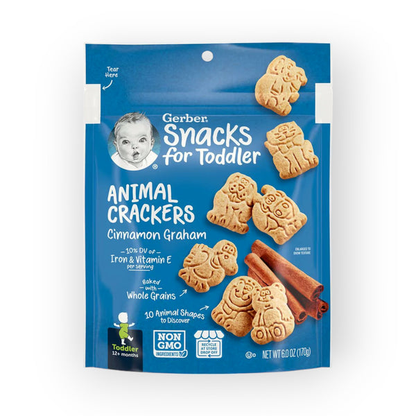 Gerber Cinnamon Graham Animal Crackers