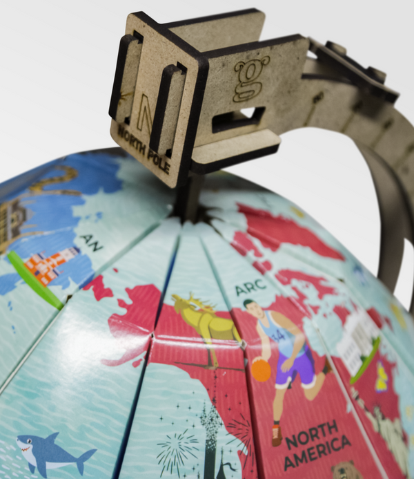 Go Discover DIY Globe – Continents and Oceans