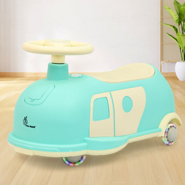 R For Rbbit Iya Iya Caravan Swing car - Green Beige