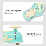 R For Rbbit Iya Iya Caravan Swing car - Green Beige