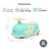 R For Rbbit Iya Iya Caravan Swing car - Green Beige