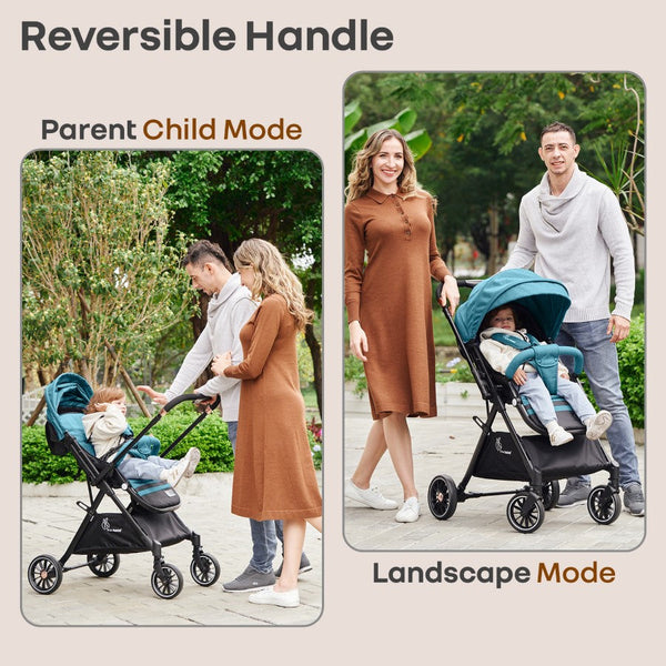 R for Rabbit Stroller Street Smart Nova Green Black