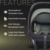 R For Rabbit Picaboo NXG Carry Cot - Green Black