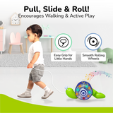 R For Rabbit Orapple Snail Tune BPA-Free Musical Pull Toy 12M+