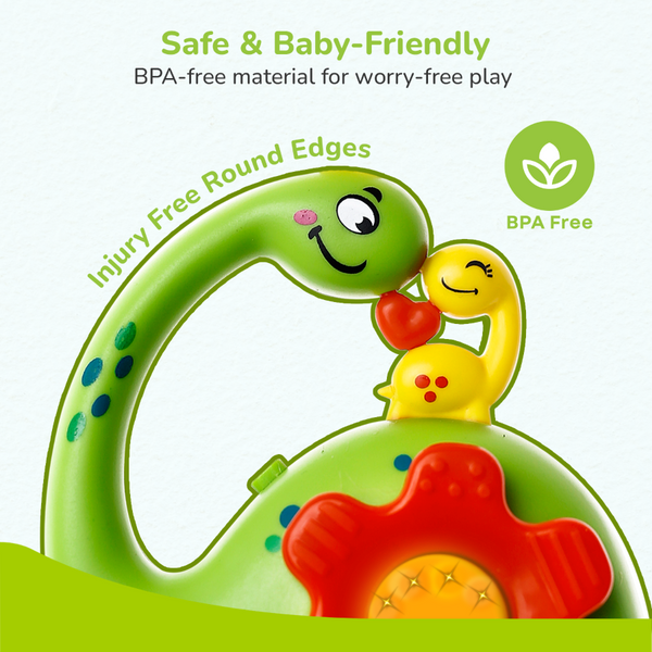 R For Rabbit Orapple Dino Tune Fun & Safe Musical Hanging