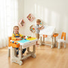 R for Rabbit Little Genius Learner 4-in-1 Study Table Set 3–7 Years Grey Multi