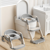 R For Rabbit Hilltop Step Stool and Potty Seat 2 in 1 Grey White