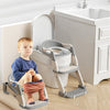 R For Rabbit Hilltop Trainer 2-in-1 Step Stool and Potty Seat for Kids with Adjustable Height