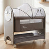 R for Rabbit Lullabies Woodsy Snowy Baby Cradle 0–18M – Grey White