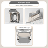 R For Rabbit Hilltop Step Stool and Potty Seat 2 in 1 Grey White