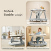 R For Rabbit Little Feet Hopper Baby Walker - Grey White