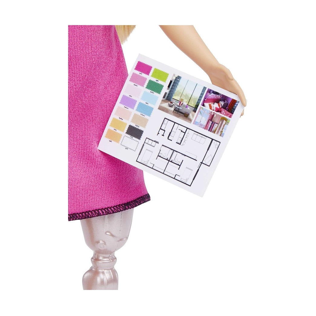 Barbie Interior Designer Doll with Prosthetic Leg & Accessories – HCN12